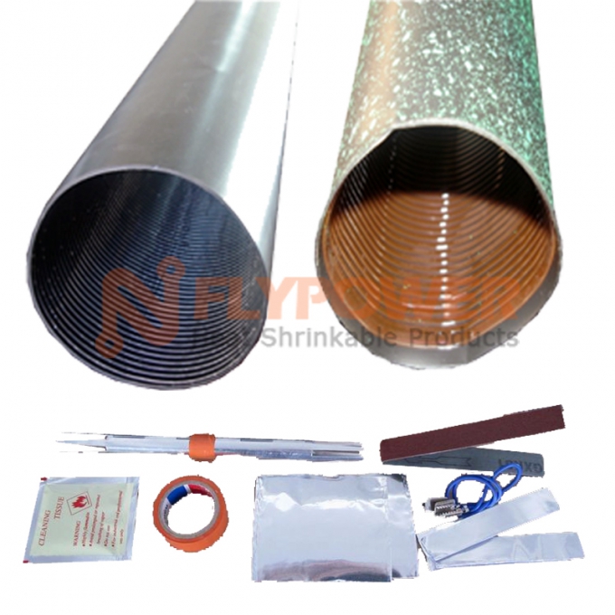 Round heat shrinkable joint tube for unpressurized telecommunication cable BH-RSY