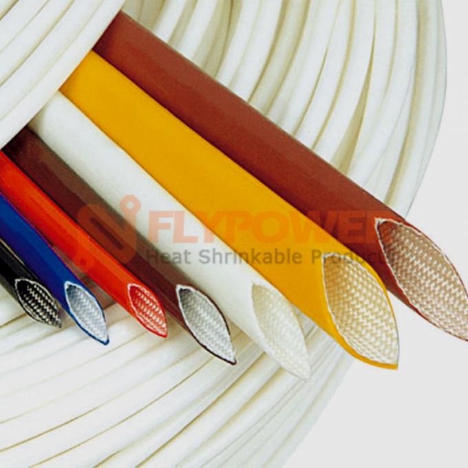 silicon rubber and fiberglass braided tubing BH-SRT